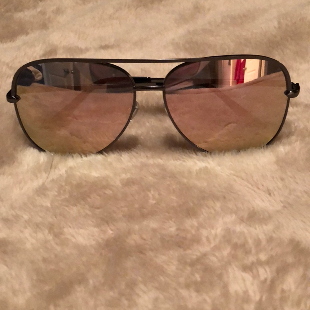 Quay Gunmetal Pink Sunglasses
